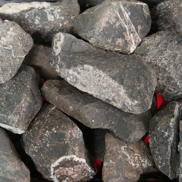 20 kg Saunasteine - Deutscher Diabas Größe 80 - 120 mm